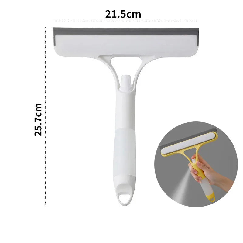 3 in 1 Car Scraper Window Cleaning Wiper Muitifunctional Glass Brush Silicone Squeegee for Car Household Cleaning Tools