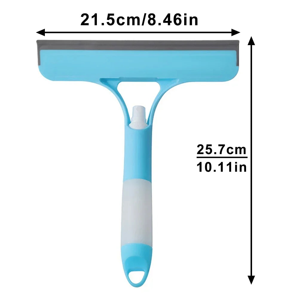 3 in 1 Car Scraper Window Cleaning Wiper Muitifunctional Glass Brush Silicone Squeegee for Car Household Cleaning Tools