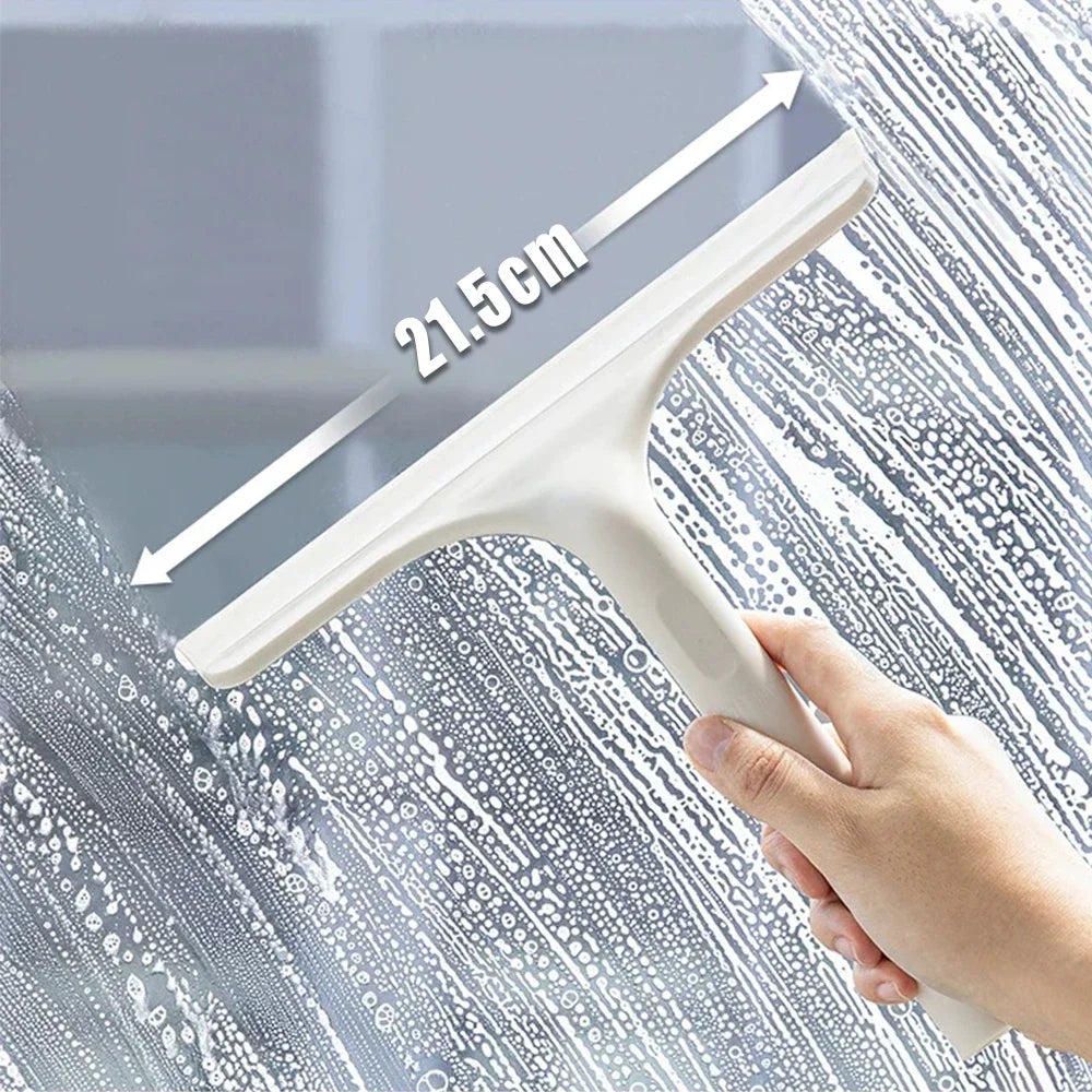 3 in 1 Car Scraper Window Cleaning Wiper Muitifunctional Glass Brush Silicone Squeegee for Car Household Cleaning Tools